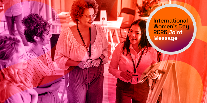 International Women's Day joint message banner